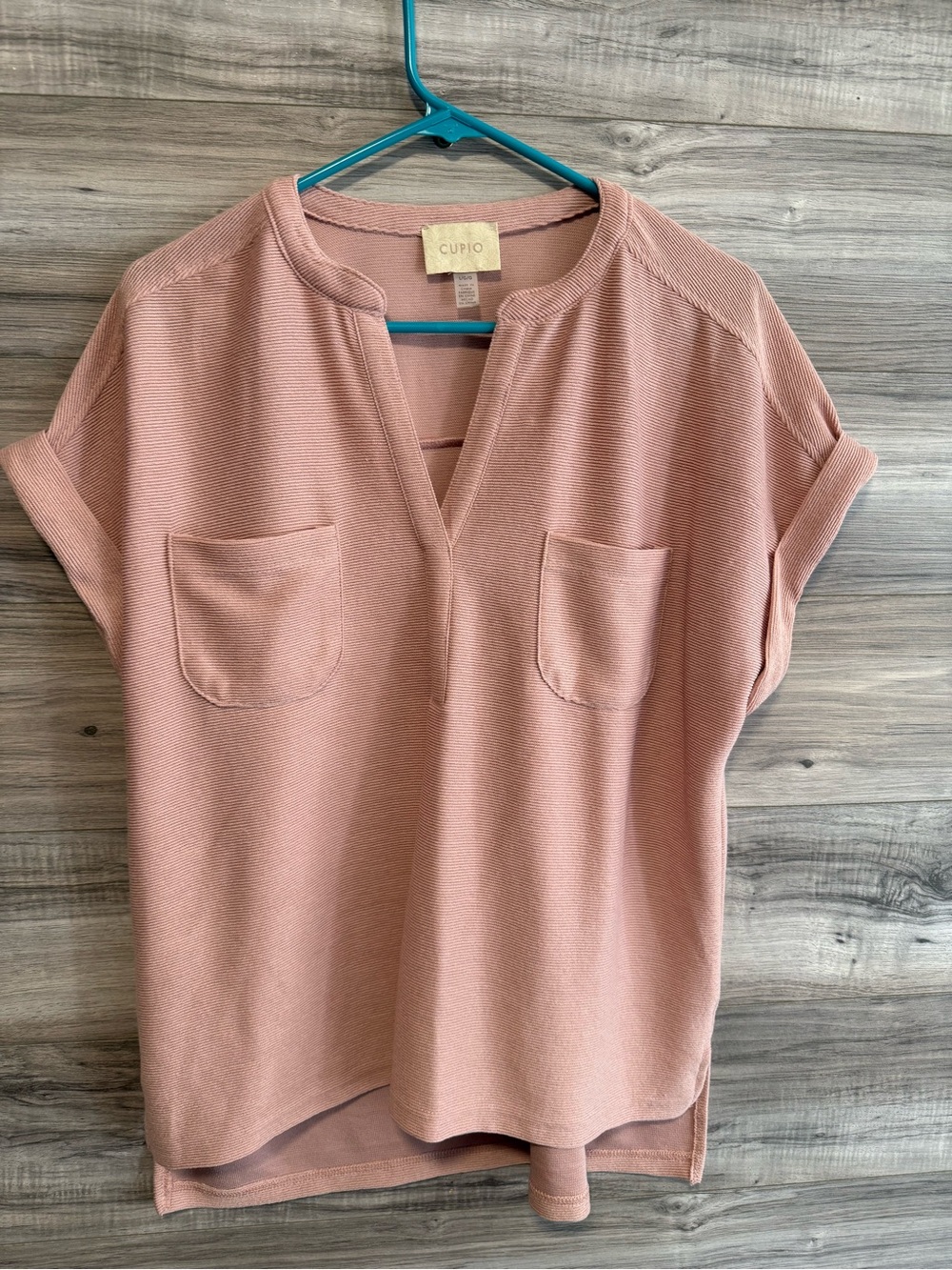 Cupio pink short sleeve shirt